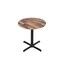 Holland Bar Stool Co 30 Tall OD211 Black Table Base w30x30 foot and 32 Diameter Rustic Top, IndoorOutdoor OD211-3030BWODS32RRustic - alternate 1